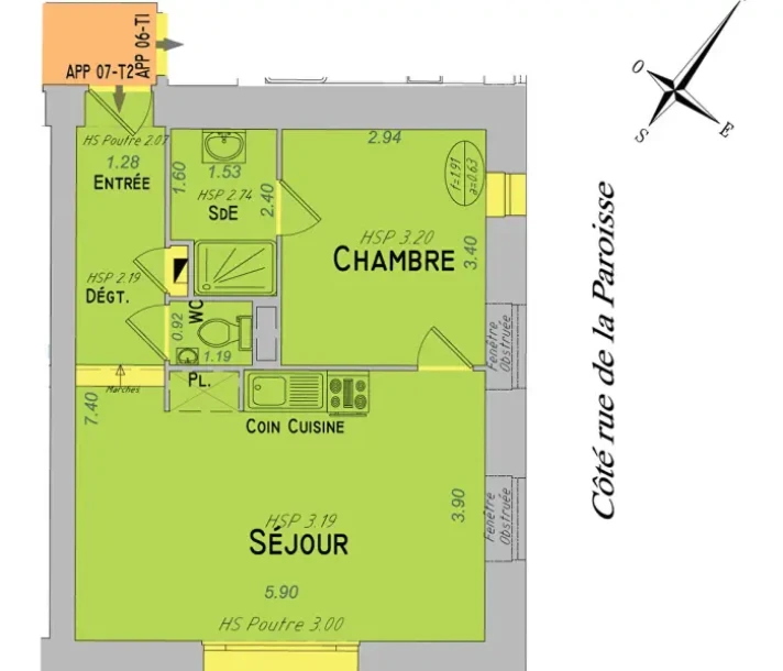 Appartement à Fontainebleau