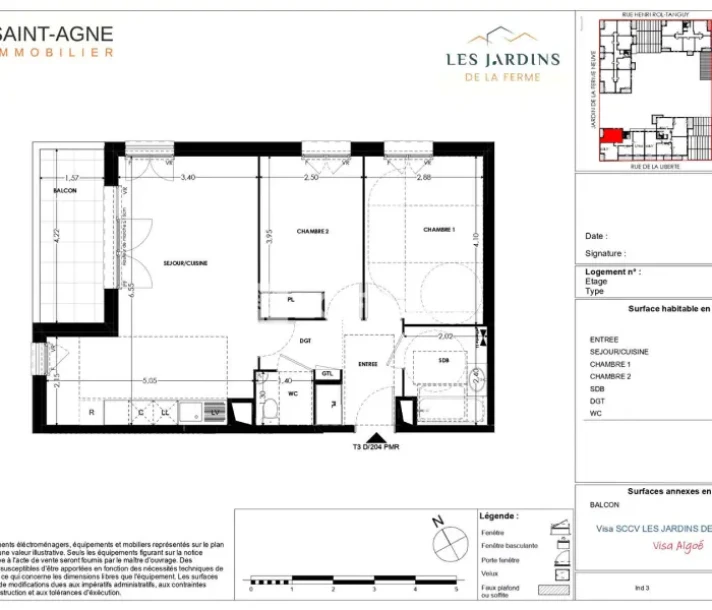 Voir la photo 1/2 du type apartment à Grigny