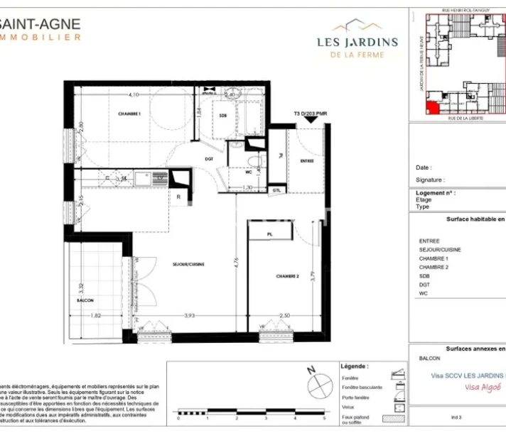 Voir la photo 1/2 du type apartment à Grigny