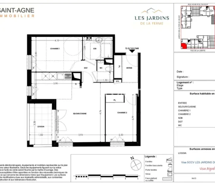Voir la photo 1/2 du type apartment à Grigny