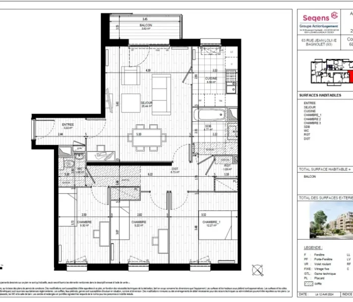 Appartement à Montreuil