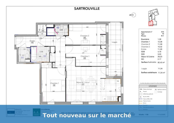 Appartement à Sartrouville
