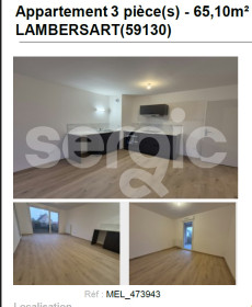 Appartement à Lambersart
